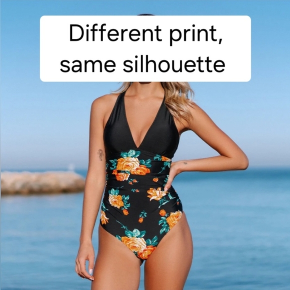 NWTCupShe XL One Piece Swimsuit - Picture 3 of 4